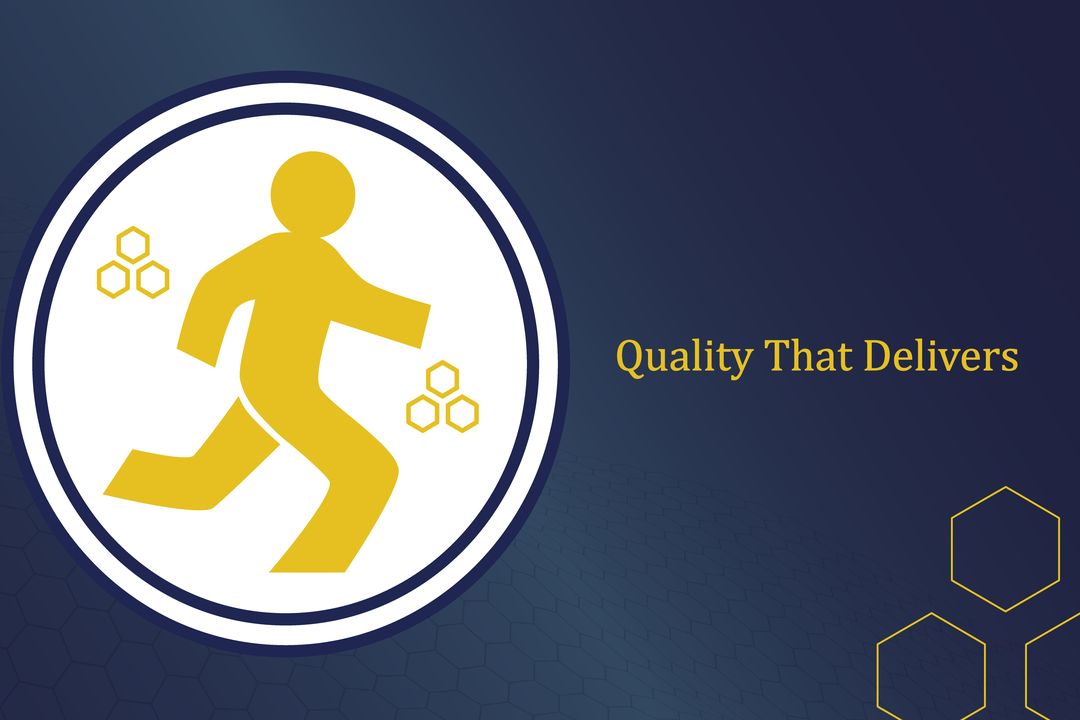 MTC Industries graphic of a man running inside a double-ring liposome, representing quality liposomal ingredient delivery for supplement formulations